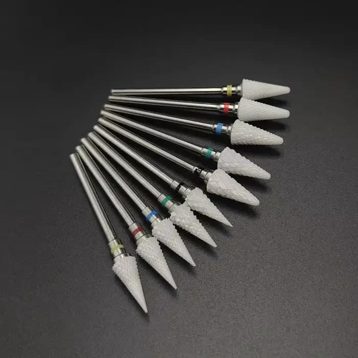 Foret à ongles en carbure de céramique, fraise rotative, fraise, perceuse électrique pour outils de