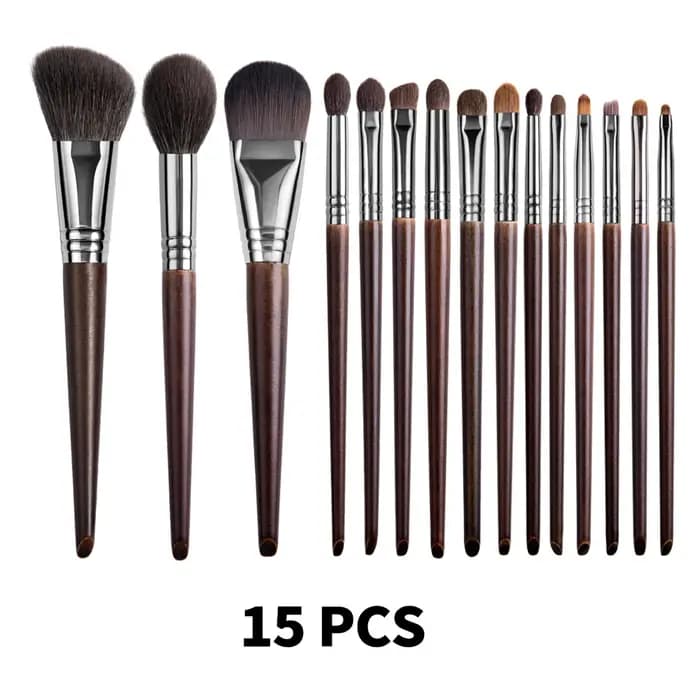 OVW – Kit de pinceaux de maquillage en poils de chèvre naturels
