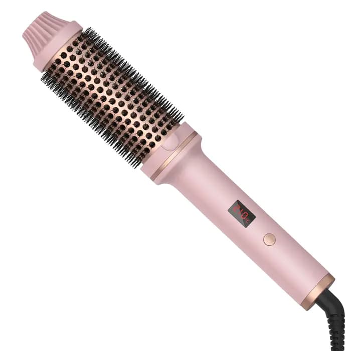 1.5 pouces fer à friser brosse en céramique