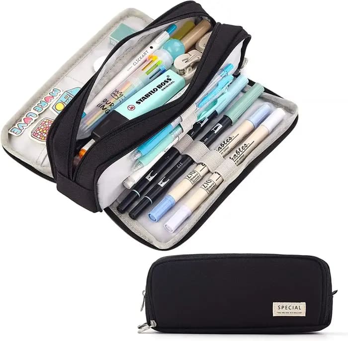 Trousse à crayons de grande capacité