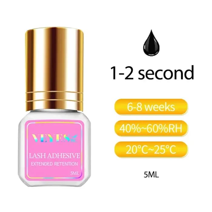 Veyes Inc 5ml colle pour Extensions de cils Veyelash 1-2 secondes adhésif