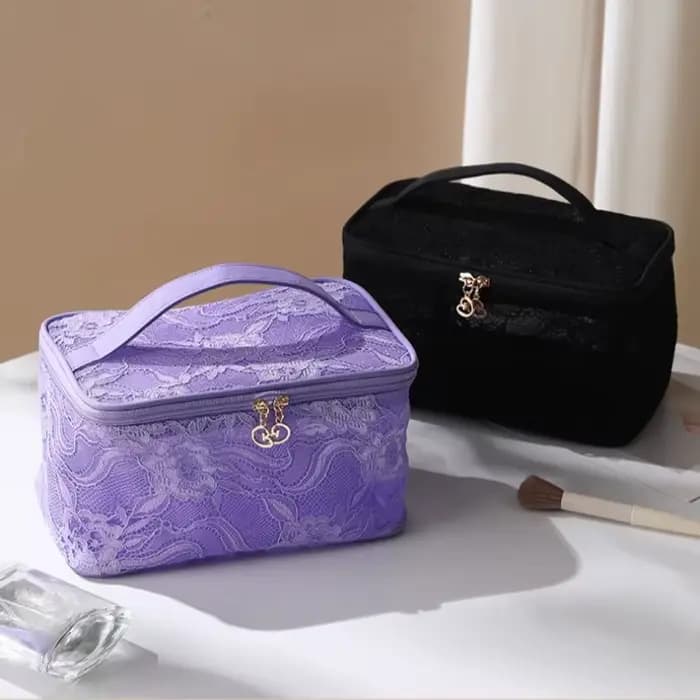 Sacs de maquillage en dentelle pour femmes
