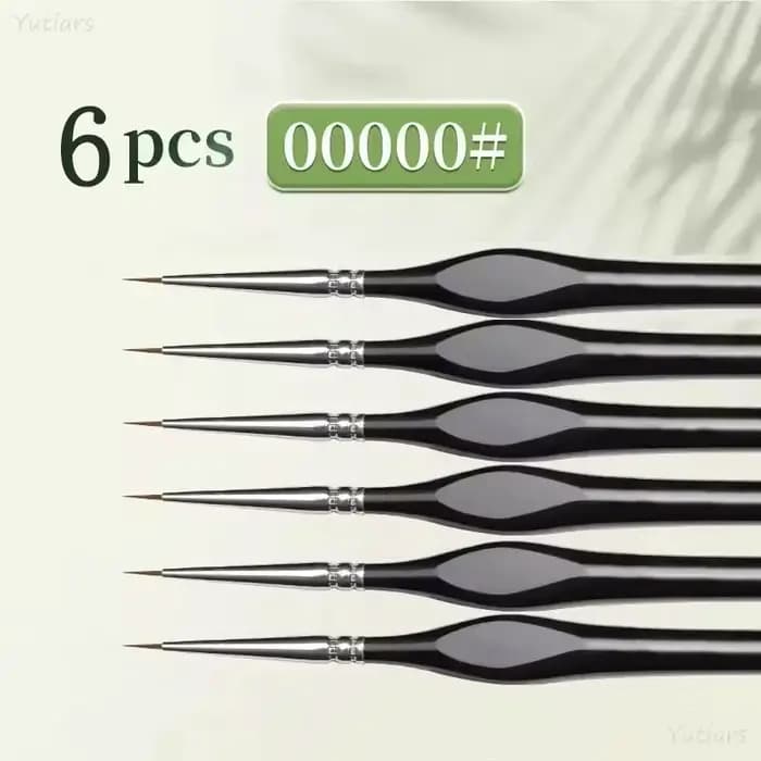 Ensemble de pinceaux professionnels à pointe fine