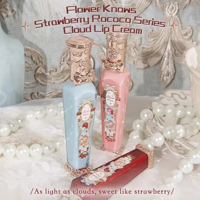 Flower Knows fraise Rococo série ensemble de maquillage paillettes mat fard à paupières Palette