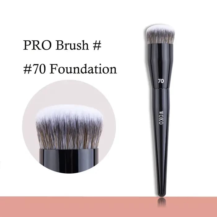 Pinceau à fond de teint 70 Pro Big, pinceau à fond de teint crème, pinceau de maquillage professionn