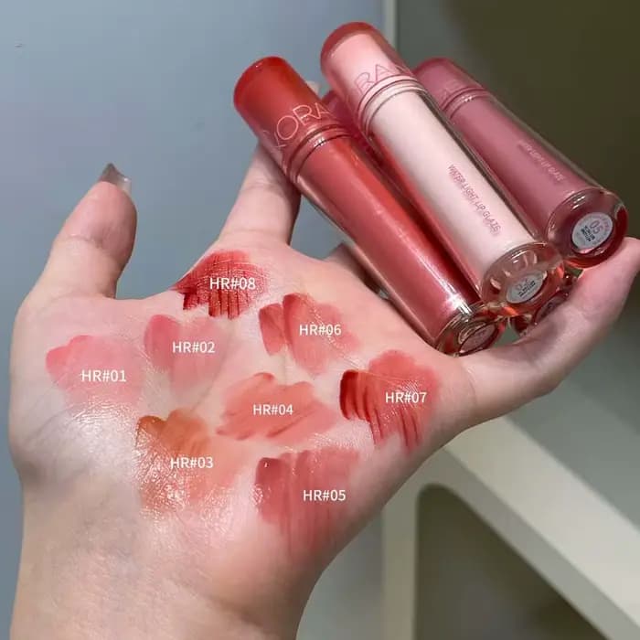 Rose miroir cristal brillant à lèvres maquillage eau verre lèvres glaçure repulpante imperméable gelée teinte à lèvres rouge à lèvres hydratant beauté lèvres