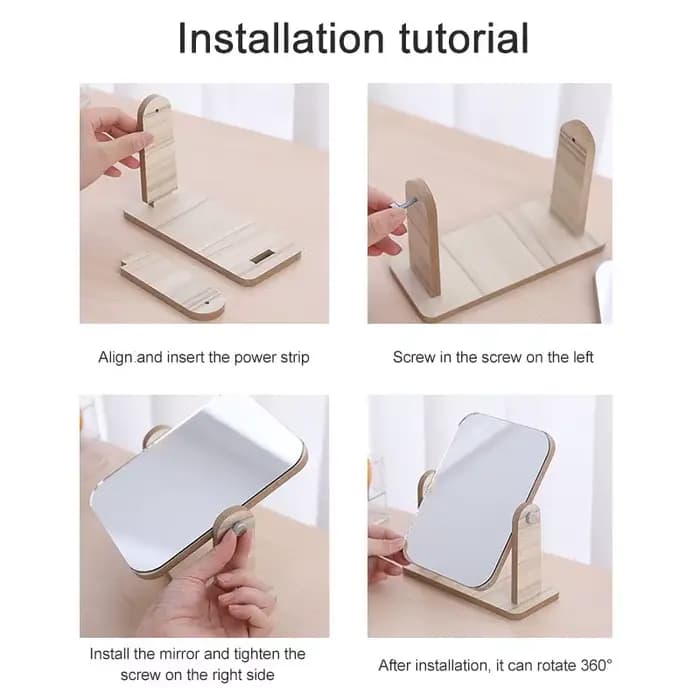 Nouveau miroir de maquillage pour Table