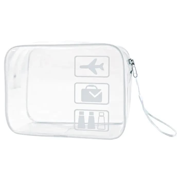 Sac de maquillage transparent à la mode