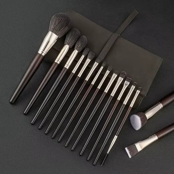 Kit de 15 pinceaux de maquillage haut de gamme