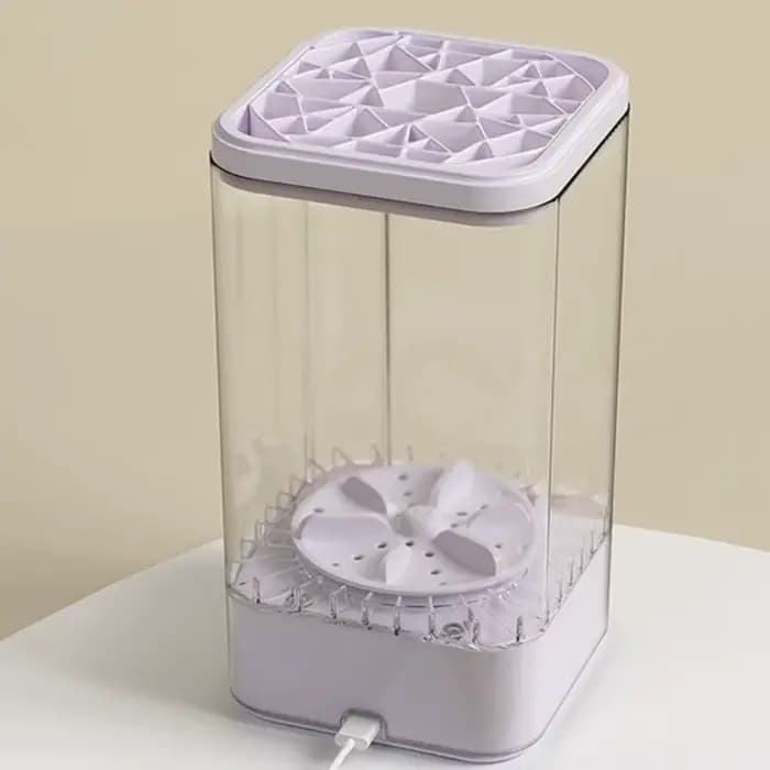 Machine de nettoyage de pinceaux de maquillage portable