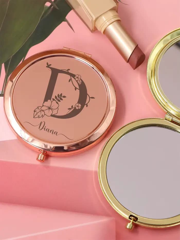 Miroir de poche personnalisé