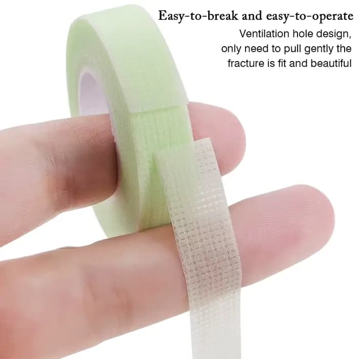 Bande Adhésive pour Extensions de Cils, Facile à Déchirer, Micropore, Professionnelle, Peau Sensible