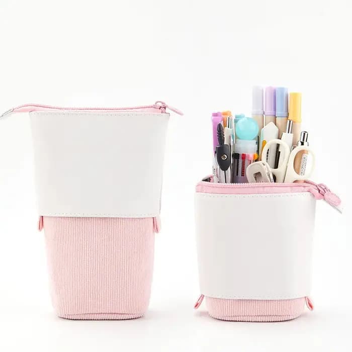 Trousse à crayons rétractable imprimée Kawaii bricolage