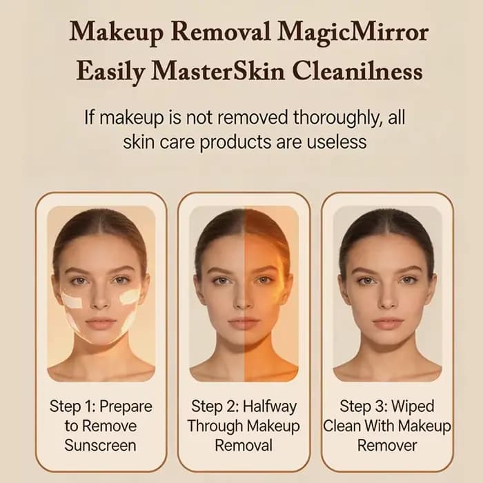 Miroir de maquillage LED portable TJMIR 2