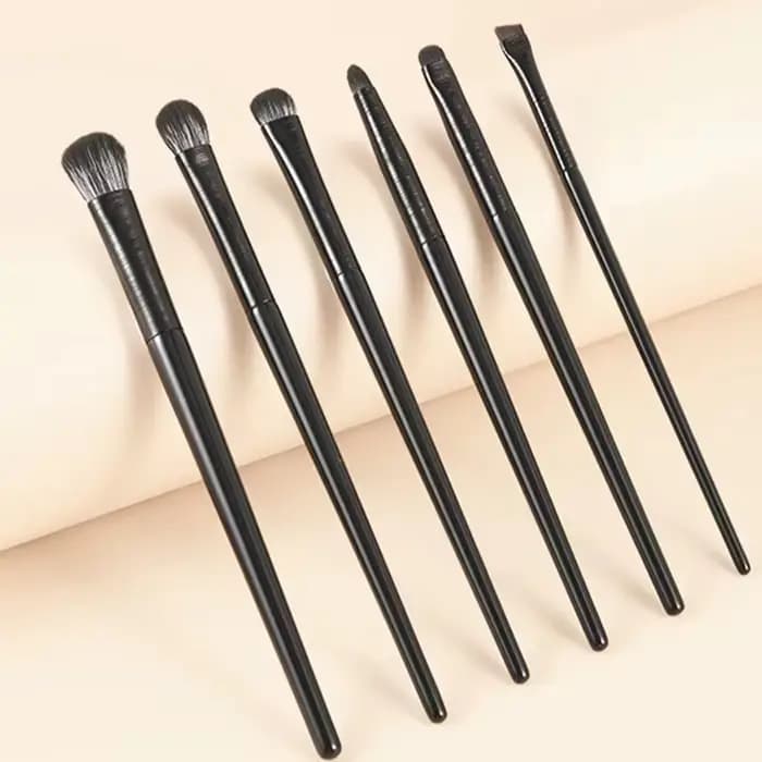 Ensemble de pinceaux de maquillage pour les yeux 6 pièces: pinceau professionnel pour fard à paupièr