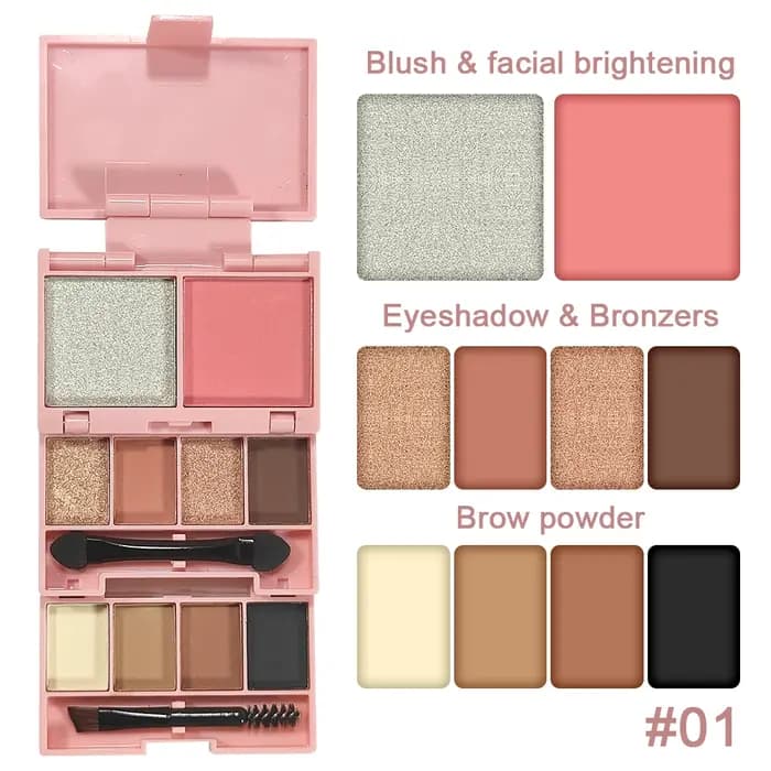Palette de maquillage enchanteur 6 couleurs