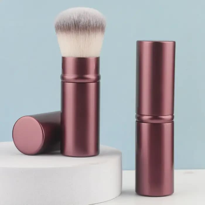 Pinceau de maquillage souple rétractable professionnel