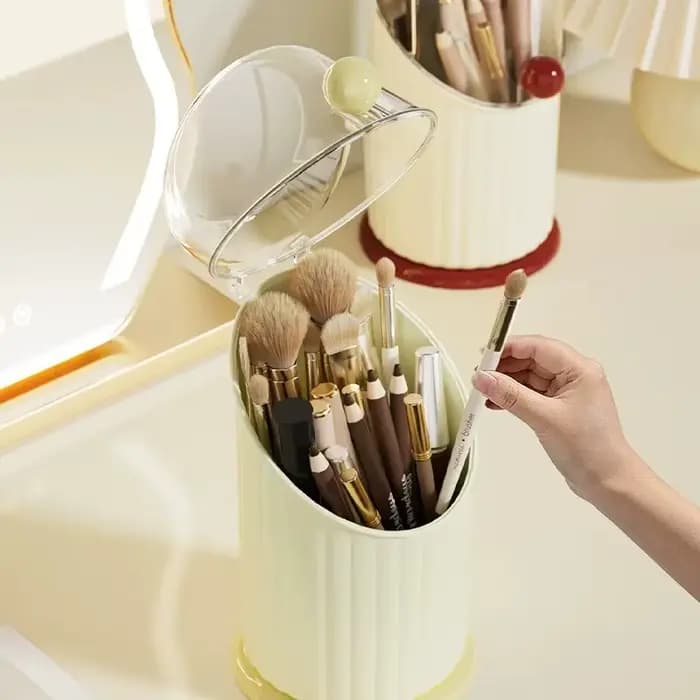 Boîte de rangement pour pinceaux de maquillage