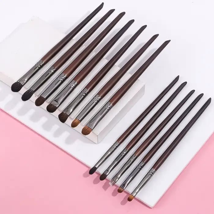 OVW 9/12 pièces Panceau Maquillage yeux cheveux naturels pinceaux