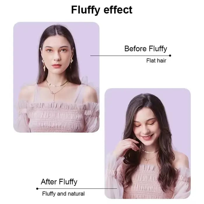 AkiraCosme-Fer à cheveux en céramique à volume moyen, bigoudi en fer à maïs moelleux à ions négatifs