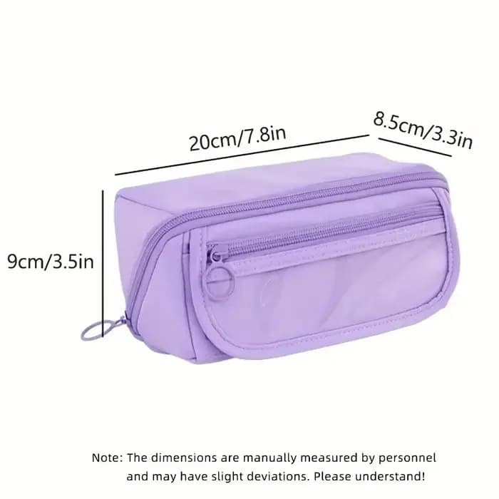 Trousse à crayons grande capacité - Organiseur de bureau multi-compartiments pour fournitures scolaires
