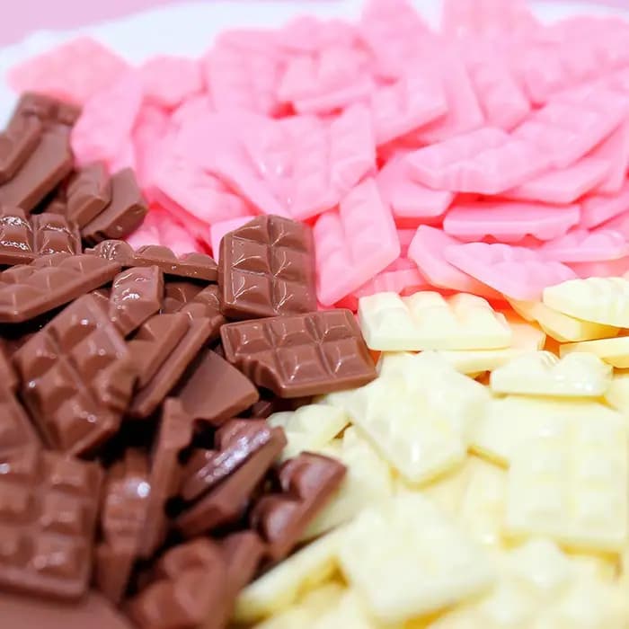 20 pièces ongles mignon breloques résine chocolat en forme de résine grands strass pour acrylique 3D