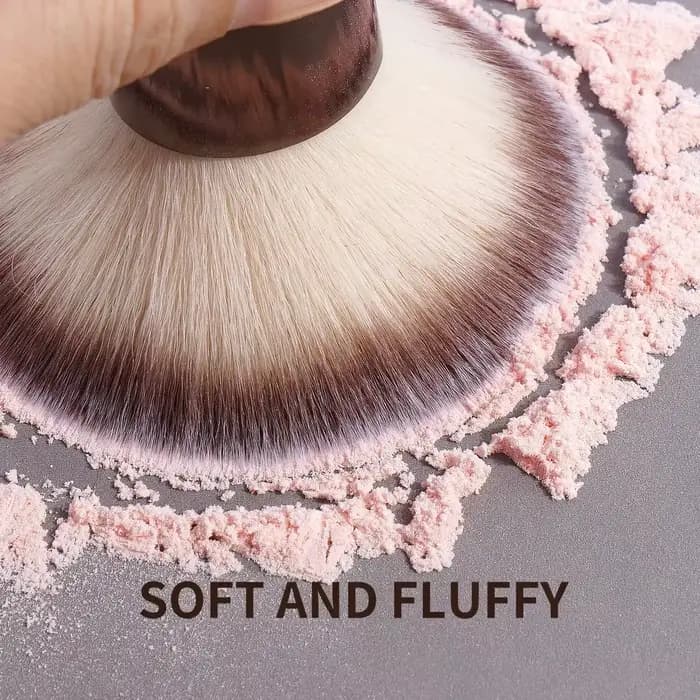 Pinceaux de maquillage double tête pour fond de teint
