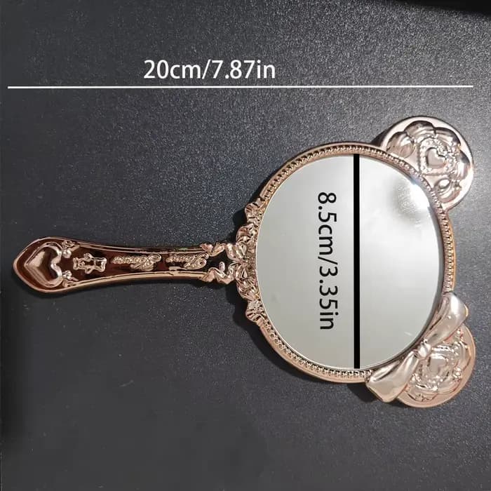Mini miroir de maquillage haute définition en forme d'ours mignon avec un design adorable