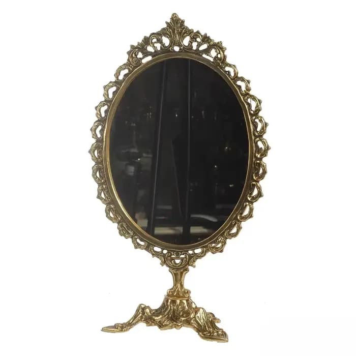 Miroir mural ovale pour filles
