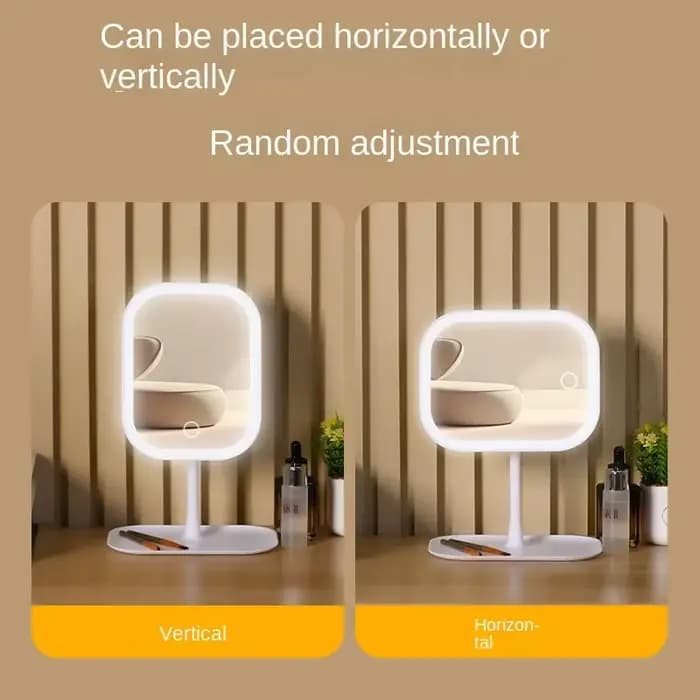 Miroir de vanité de bureau 3 couleurs lumière variable LED miroir de maquillage lumière miroir tacti