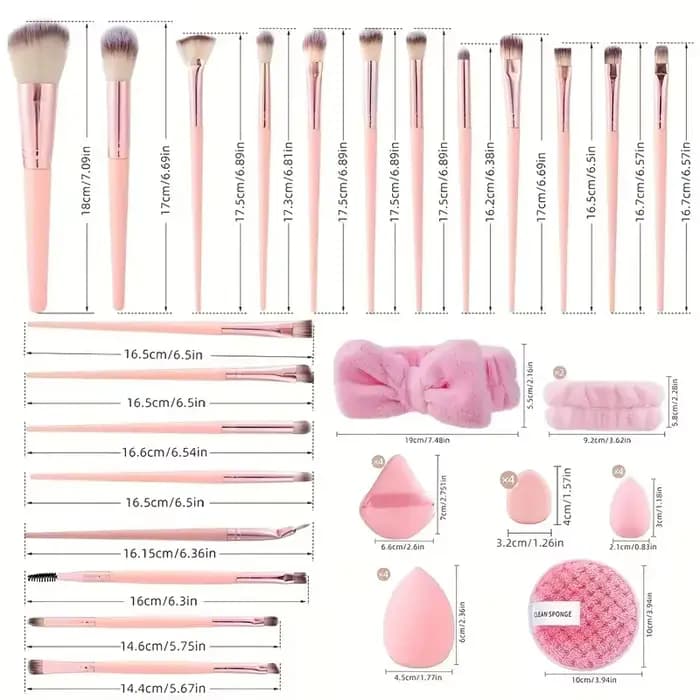 Kit de maquillage rose 20/40