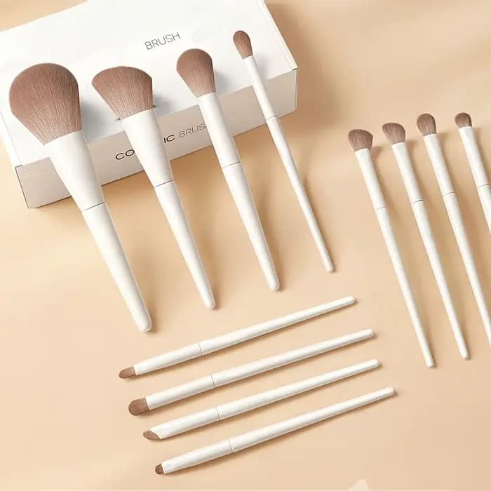Ensemble de 12 pinceaux de maquillage professionnels