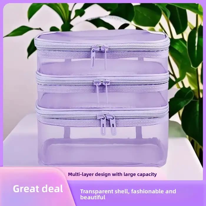 Trousse de toilette de voyage Portable de grande capacité, sac à cosmétiques, organisateur, sac en m