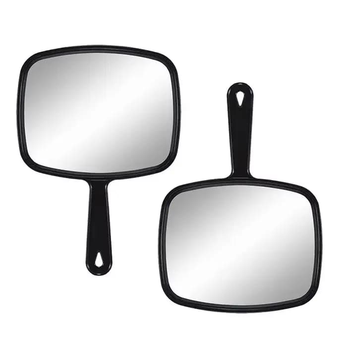 Grand miroir de maquillage de bureau