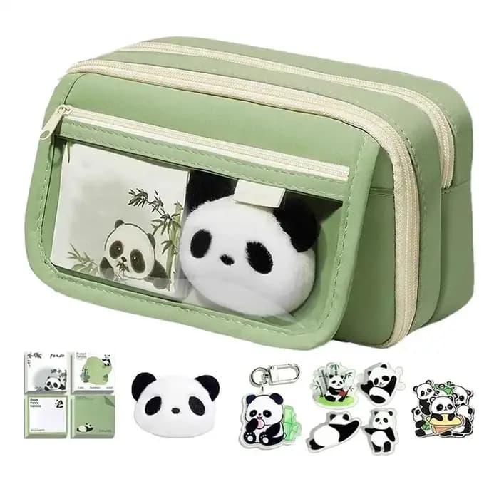 Trousse à crayons esthétique Panda
