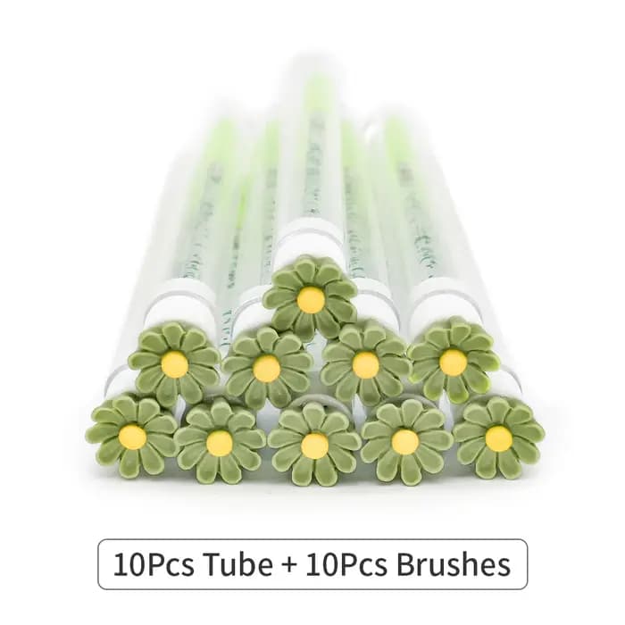 Tubes de brosse à cils avec baguettes de Mascara en cristal
