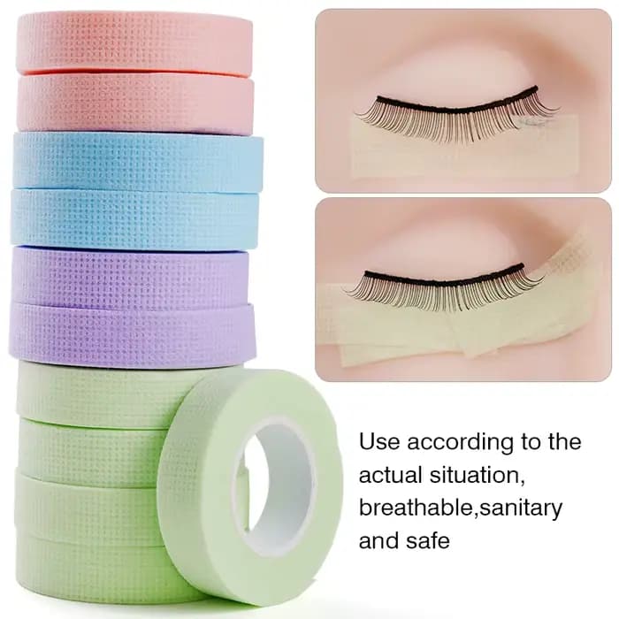 Bande Adhésive pour Extensions de Cils, Facile à Déchirer, Micropore, Professionnelle, Peau Sensible