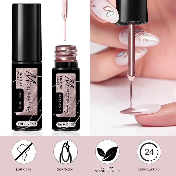 Vernis à ongles Gel à revêtement métallique or argent, effet métallique miroir chromé, Super lumineu
