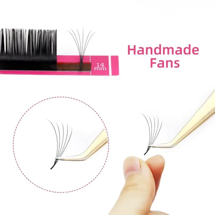 Fournitures d'extension de cils en cachemire noir doux, faux vison de qualité supérieure, cils indiv