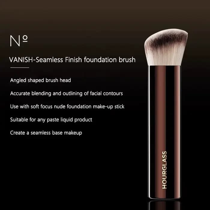 Sablier finition sans couture fond de teint brosse coudée fond de teint brosse visage couverture con
