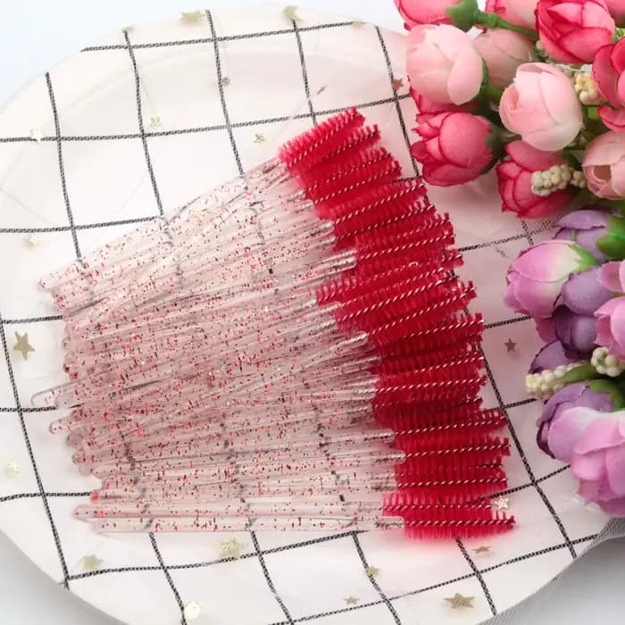 5/50 pièces brosses à cils brosse à sourcils outils d'extension de faux
