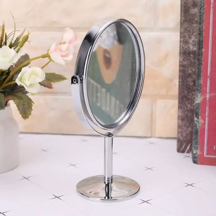 Miroir de maquillage Double face à support Normal