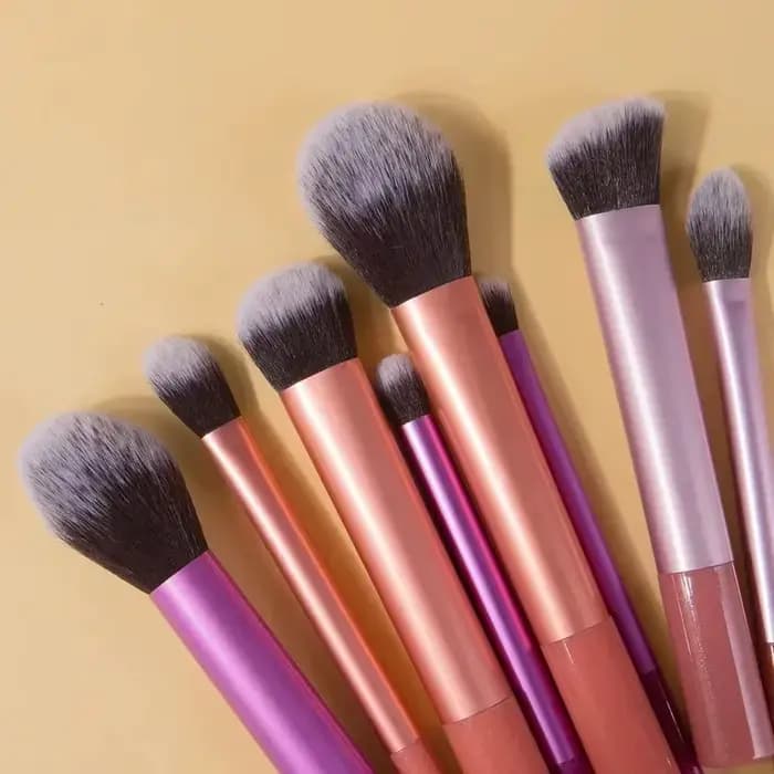 Kit de pinceaux de maquillage doux