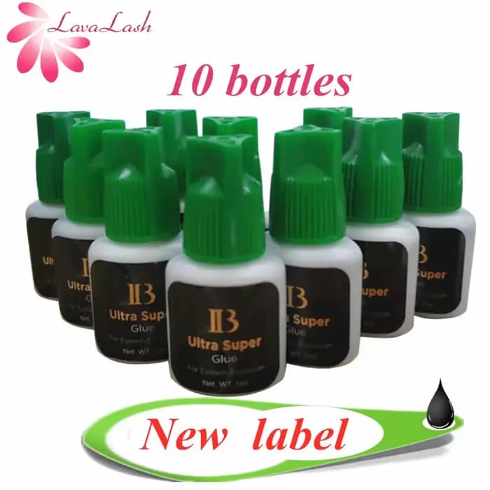 IB Ultra super colle Extensions de cils colle 5ml corée noir faux cils colle cils colle adhésive 10