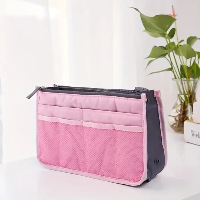 Trousse de toilette de voyage pour hommes et femmes. Tissu Oxford léger et durable avec poches zippées