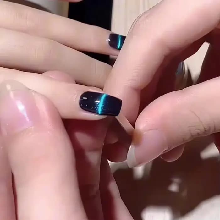 YIKOOLIN Nail Art stylo magnétique 3D oeil de chat peinture ongles Art Design double extrémité aiman