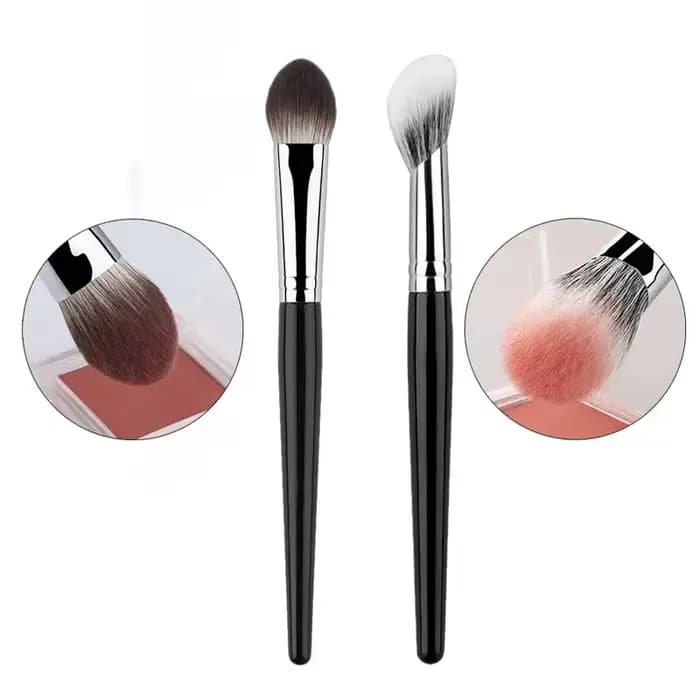 1/2 pièces coeur de pêche fard à joues brosse poudre Blush crème liquide
