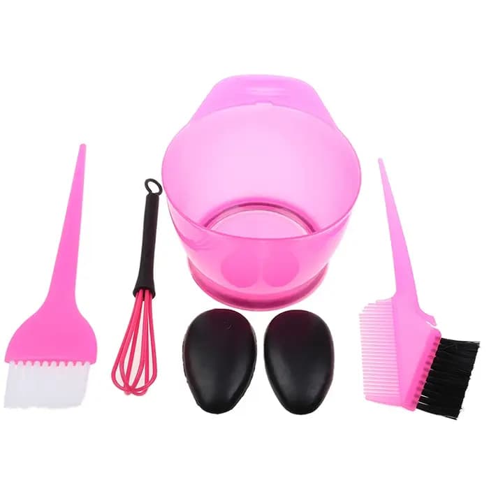 Ensemble de brosses et bols pour coloration des cheveux