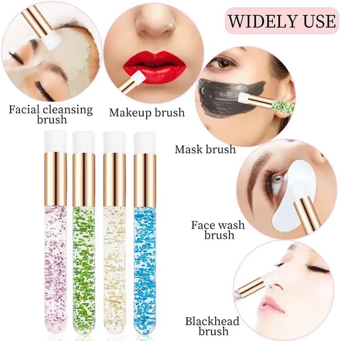 Brosses de nettoyage de cils pour Extensions de cils, 50/100 pièces, brosses de shampoing à paillett