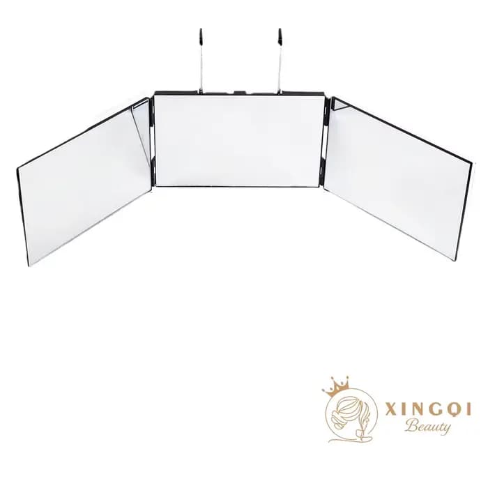 Miroir de Maquillage à Trois Volets pour Voir l'Arrière de la Tête